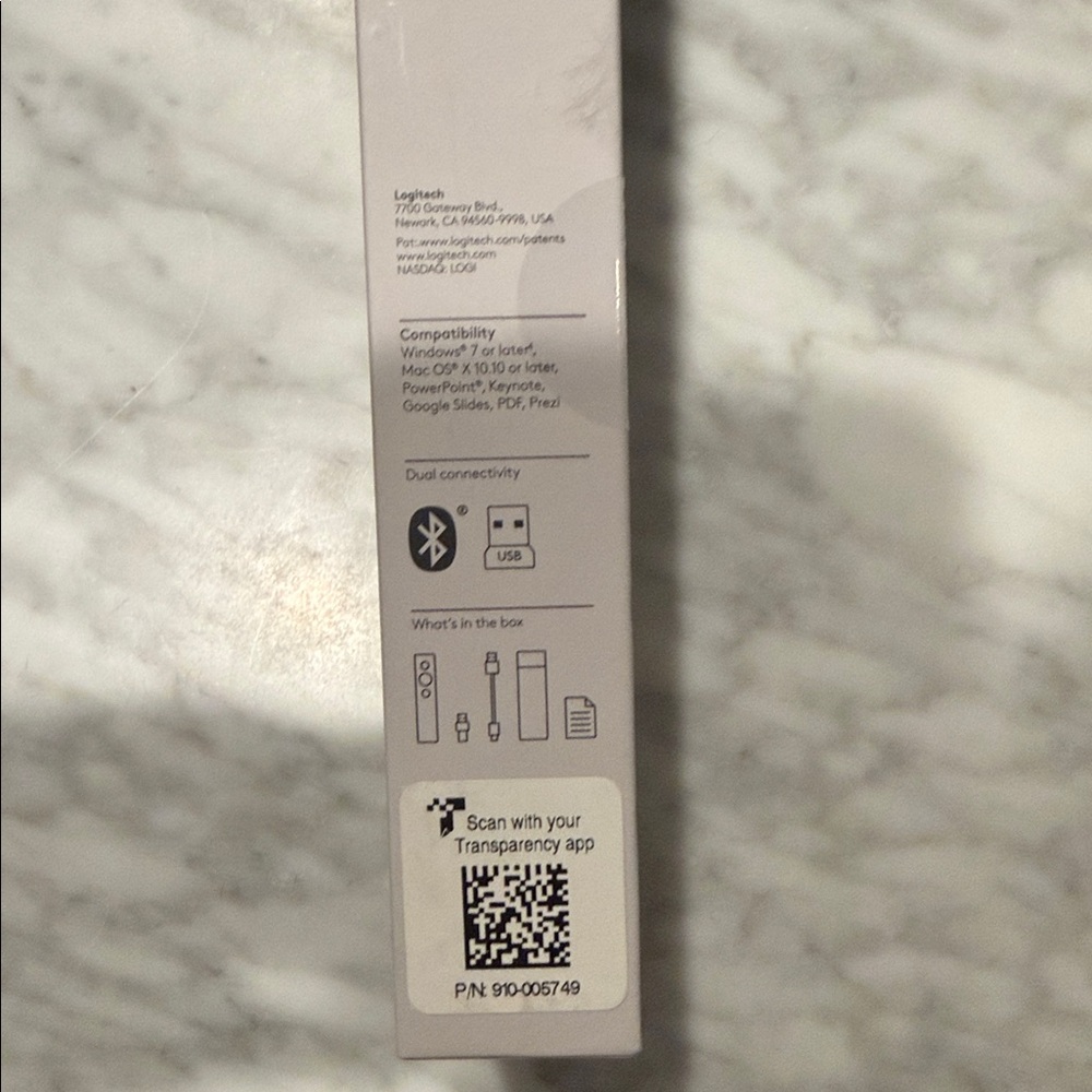 Logitech Spotlight Remote - Dark Gray - Picture 4 of 4